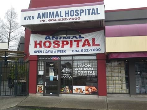 Avon animal hospital - Avon Animal Hospital is a #1 veterinary clinic located in Surrey & Langley. Call ( 604-532-7600) to get the experienced veterinarian at our Pet Hospital (Clinic). Our Vets always here to Help You. Claim Profile Reviews and Recommendations. Powered by Vancouver Local Please help us to connect users with the best local businesses by reviewing ...